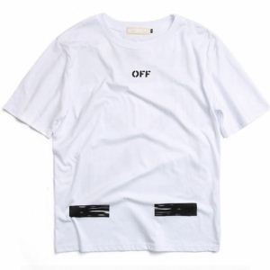 半袖Tシャツ Off-White オフホワイト2色可選『個性』を表現出来る 2018年春夏のトレンド