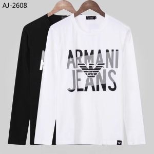 格好良すぎる 人気が再燃！ 履き心地もいい 2色可選 アルマーニ ARMANI 2018年秋冬 Tシャツ