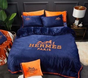 HERMES寝具スーパー コピー エルメス柔らかいやさしい快適な素材ベッドカバー布団カバーダブルサイズ3点セット