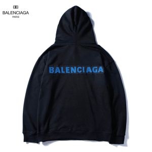 バレンシアガ パーカー コピーBALENCIAGA新作ロゴスウェットシャツユニセックスオーバーサイズフード付きトップ