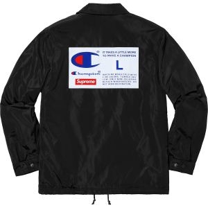 3色可選 Supreme Champion Label Coaches Jacket SUPREME シュプリーム 秋のお出かけに最適 2018aw トレンド
