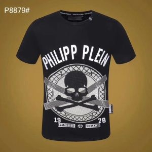 2019春夏の流行りの新品 カジュアルなのに高感度が高く PHILIPP PLEIN フィリッププレイン 半袖Tシャツ 2色可選