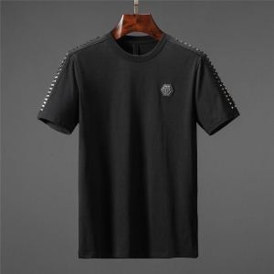 顧客セール大特価早い者勝ち  Tシャツ/ティーシャツ 2色可選 夏季大人気アイテム フィリッププレイン PHILIPP PLEIN