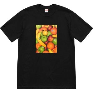 SUPREMEシュプリーム tシャツ コピーfruit-teeフォトプリント半袖ボックスロゴ遊び心あるクルーネック