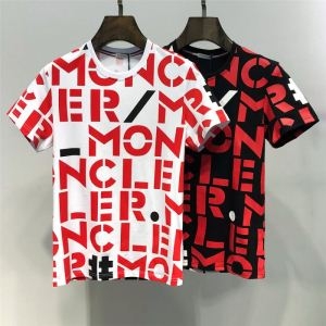 お相手の目を引く夏の新作　MONCLER半袖tシャツスーパーコピー2色ロゴ付きモンクレール コピー 通販　上質な素材快適な着心地