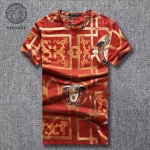 VIP 先行セール2019年夏 2色可選 半袖Tシャツ VERSACE ヴェルサーチ 今年コレクション新作登場！