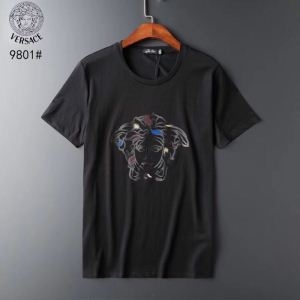 半袖Tシャツ 2色可選 19春夏正規品保証 使えて可愛いデザイン夏新品 VERSACE ヴェルサーチ