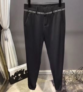 Dior パンツ 大人ライクなイメージに見せる限定品 2019秋冬 ディオール 服 メンズ コピー ロゴ入り ブラック コーデ セール