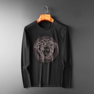 長袖Tシャツ 2色可選 ヴェルサーチ VERSACE 秋の気分を先取る新作発売 2019年秋冬コレクションを展開中