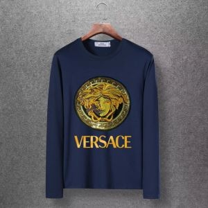 ヴェルサーチ VERSACE 長袖Tシャツ 4色可選 2019年秋冬コレクションを展開中 この秋発売した新作を取り入れる