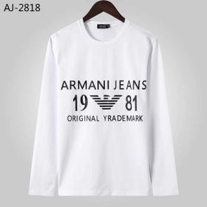 長袖Tシャツ 2色可選 国内入手困難2019秋冬新作 この秋発売した新作を取り入れる アルマーニ ARMANI