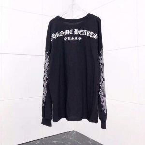 クロムハーツ 長袖Tシャツ 新作 品のあるコーデに メンズ CHROME HEARTS コピー ブラック グレー 2020人気 海外限定 セール