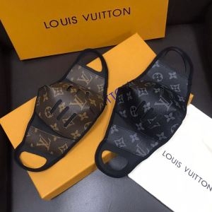 大人コーデにぴったり ルイ ヴィトン 通販 Louis Vuitton マスク コピー ブラック コーヒー色 2020新作 限定品 おすすめ 安い