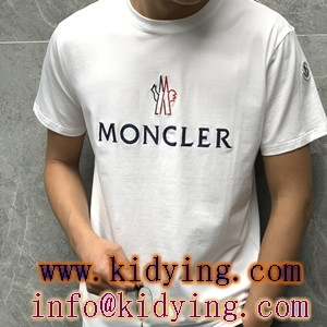 Moncler刺繍ブランドロゴ モンクレールスーパーコピーメンズ t シャツ コピー ヒットアイテム
