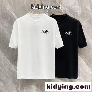 AMIRI アミリ 2026新作 オーバーサイズ 半袖Tシャツ ビッグロゴ バックプリント 重磅コットン 着映え 人気上昇中 男女兼用kidying26zqKrma