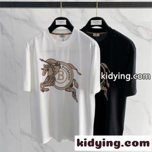 ホースマーク プリントTシャツ アートグラフィック burberry コピーブランド バーバリー コピーブランド コピー Tシャツ ストリート映え クリーンスタイルkidying261jCWLv