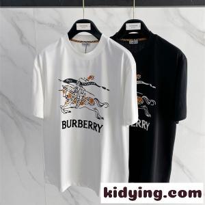 ホースグラフィック ビッグロゴTシャツ 2026SS burberry コピーブランド バーバリー コピーブランド コピー Tシャツ アートプリント ストリート映えkidying265X9X5j